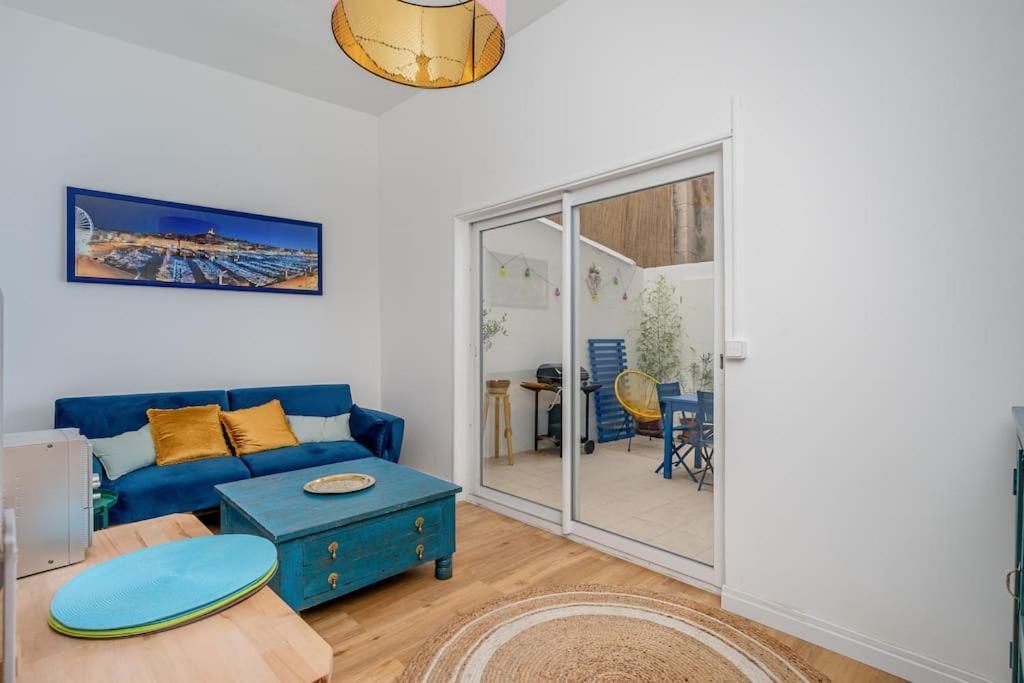 Apartment Duplex 4 Pers. Centre Avec Cour Privee Ensoleillee Marseille
